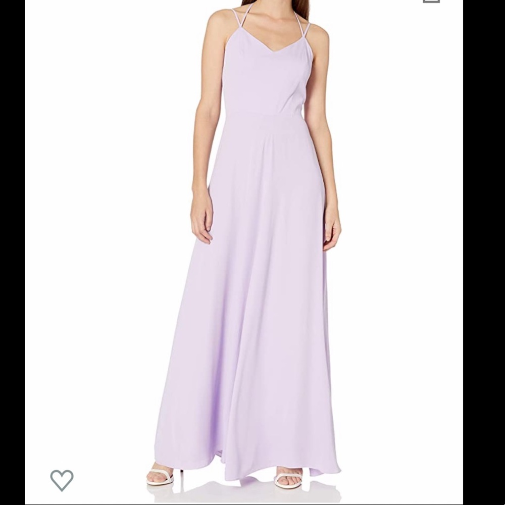 NWOT AMANDA UPRICHARD Lavender Mallorie Maxi Dress